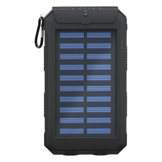 Goobay Powerbank | Goobay | 8.000 mAh (2 poorten, USB A, Zonnepaneel, Zaklamp, IP45) 49216 K105005139