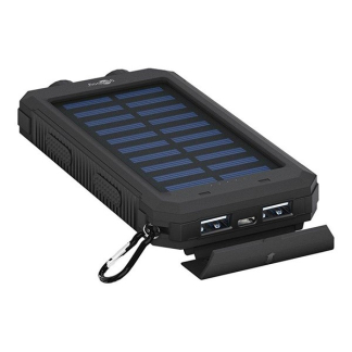 Goobay Powerbank | Goobay | 8.000 mAh (2 poorten, USB A, Zonnepaneel, Zaklamp, IP45) 49216 K105005139 - 2