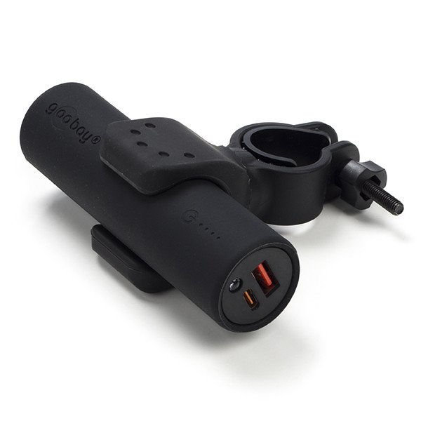 Goobay Powerbank fiets | Goobay | 5.000 mAh (2 poorts, USB A, USB C, Power Delivery, Zaklamp, 360° draaibaar) 60656 K105005164 - 1