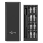 Goobay Precisie schroevendraaierset | Goobay Tools | 25-delig (Opbergkoffer) 77836 K180108136 - 2