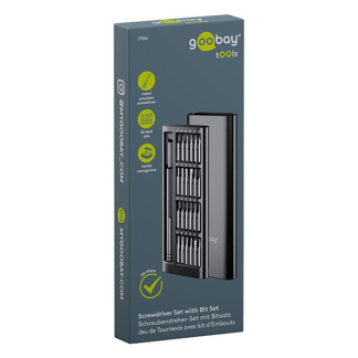 Goobay Precisie schroevendraaierset | Goobay Tools | 25-delig (Opbergkoffer) 77836 K180108136 - 8