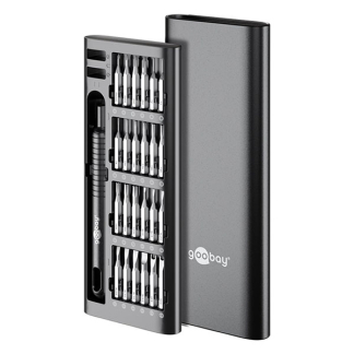 Goobay Precisie schroevendraaierset | Goobay Tools | 51-delig (Opbergkoffer) 77835 K180108135 - 1