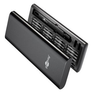 Goobay Precisie schroevendraaierset | Goobay Tools | 51-delig (Opbergkoffer) 77835 K180108135 - 3