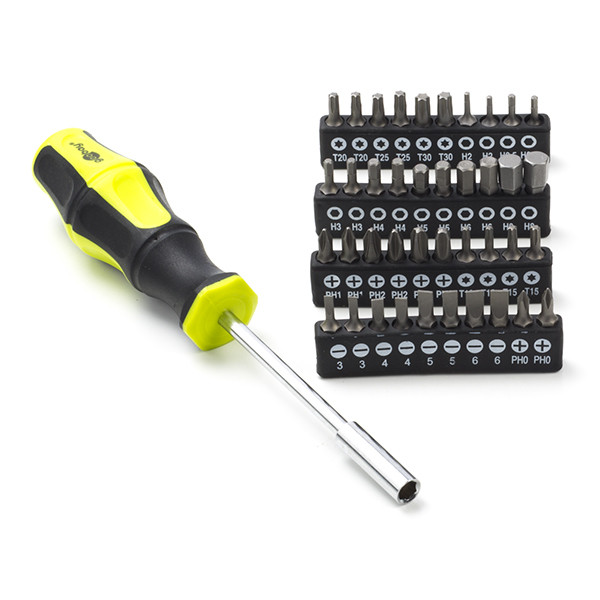 Goobay Precisie schroevendraaierset | Goobay Tools | 58-delig (Opbergkoffer, Antisliphandvat) 74005 K180106785 - 4