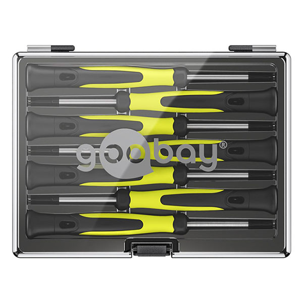 Goobay Precisie schroevendraaierset | Goobay Tools | 7-delig (Plat, Kruiskop, Torx) 77837 K180108137 - 2