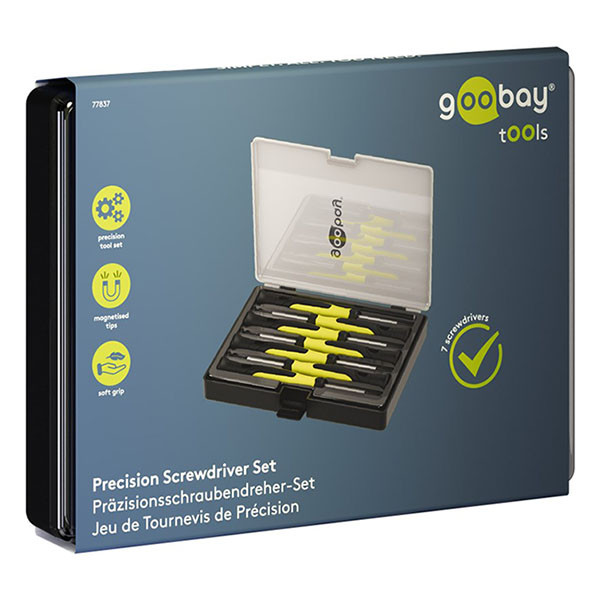 Goobay Precisie schroevendraaierset | Goobay Tools | 7-delig (Plat, Kruiskop, Torx) 77837 K180108137 - 4