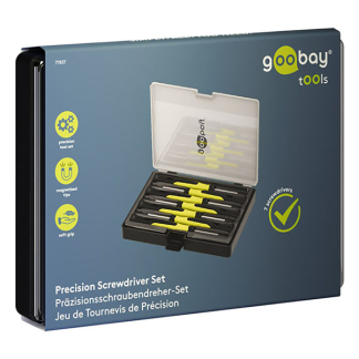 Goobay Precisie schroevendraaierset | Goobay Tools | 7-delig (Plat, Kruiskop, Torx) 77837 K180108137 - 4