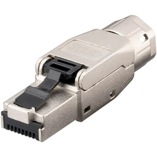 Goobay RJ45 connector | Cat8 STP (Voor stugge en soepele kern, Field plug) 61130 K010605354 - 1