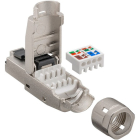Goobay RJ45 connector | Cat8 STP (Voor stugge en soepele kern, Field plug) 61130 K010605354 - 3