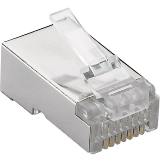 Goobay RJ45 connector Cat6 | S/FTP (Voor soepele én stugge kern, 10 stuks) 93829 K060302379 - 