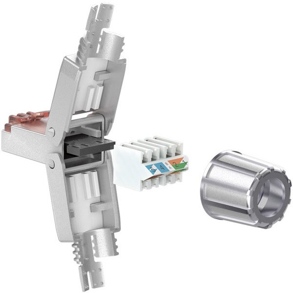 Goobay RJ45 connector Cat6 | STP (Voor stugge en soepele kern, Field plug) 65940 K010605357 - 2