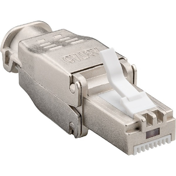 Goobay RJ45 connector Cat6a | S/FTP (Voor stugge kern, Field plug) 38292 K060700060 - 1