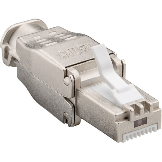 Goobay RJ45 connector Cat6a | S/FTP (Voor stugge kern, Field plug) 38292 K060700060 - 1