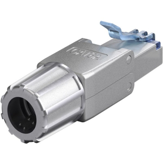 Goobay RJ45 connector Cat6a | STP (Voor stugge en soepele kern, Field plug) 65939 K010605358 - 2