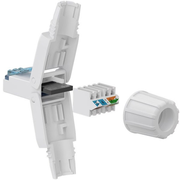 Goobay RJ45 connector Cat6a | UTP (Voor stugge en soepele kern, Field plug) 65941 K010605356 - 3