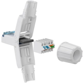 Goobay RJ45 connector Cat6a | UTP (Voor stugge en soepele kern, Field plug) 65941 K010605356 - 3