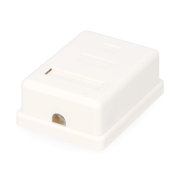 Goobay RJ45 wandcontactdoos | FTP (RJ45, Cat6, Horizontaal, Opbouw) 77634 K170108347 - 2