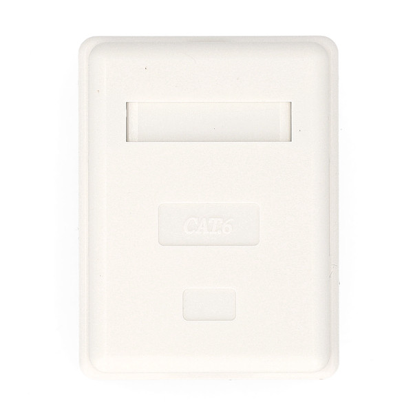 Goobay RJ45 wandcontactdoos | FTP (RJ45, Cat6, Horizontaal, Opbouw) 77634 K170108347 - 3