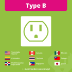 Goobay Reisstekker | Goobay | Europa naar Japan (Geaard, Type F → Type B) 95308 D050801099 - 2