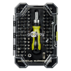 Goobay Schroevendraaierset | Goobay Tools | 100-delig (Opbergkoffer, Antisliphandvat) 77844 K180108142 - 1