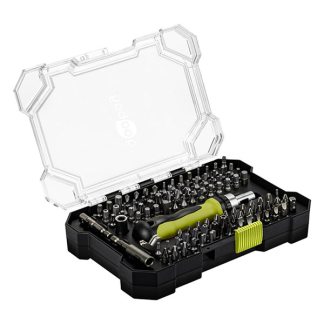 Goobay Schroevendraaierset | Goobay Tools | 100-delig (Opbergkoffer, Antisliphandvat) 77844 K180108142 - 4