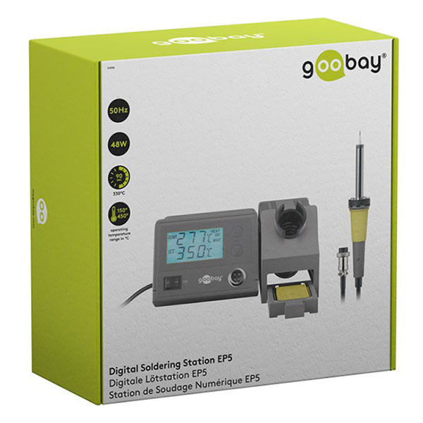Goobay Soldeerstation | Goobay | EP5 (Digitaal, 200 - 480°C, 48W) 51098 K100908057 - 3