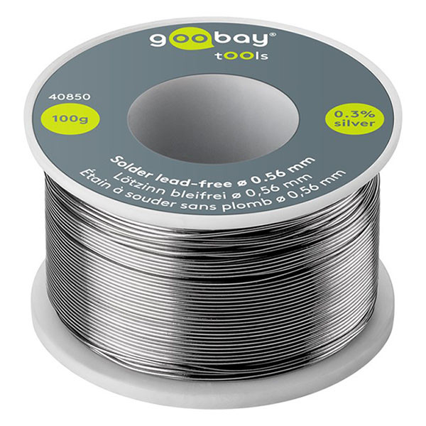 Goobay Soldeertin | Goobay (Ø 0.56 mm, 100 gram) 40850 K100908070 - 1