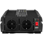 Goobay Spanningsomvormer | Goobay | 1500W  (12 V DC – 230 V AC, Gemodificeerd, Dubbel stopcontact, USB A) 58884 K050801081 - 2