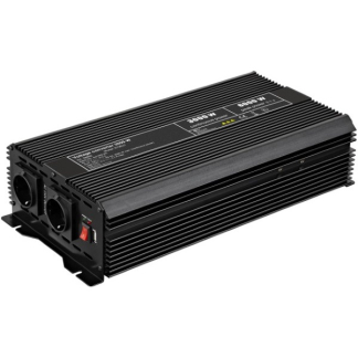 Goobay Spanningsomvormer | Goobay | 3000W (12 V DC – 230 V AC, Gemodificeerd, Dubbel stopcontact, USB A) 58892 K050801084 - 1