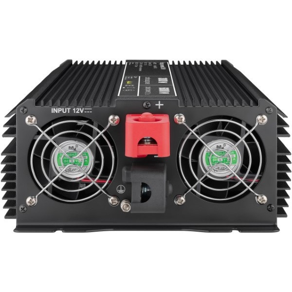 Goobay Spanningsomvormer | Goobay | 3000W (12 V DC – 230 V AC, Gemodificeerd, Dubbel stopcontact, USB A) 58892 K050801084 - 3