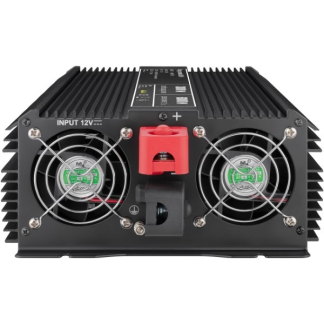 Goobay Spanningsomvormer | Goobay | 3000W (12 V DC – 230 V AC, Gemodificeerd, Dubbel stopcontact, USB A) 58892 K050801084 - 3