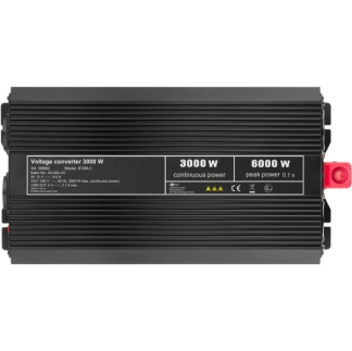 Goobay Spanningsomvormer | Goobay | 3000W (12 V DC – 230 V AC, Gemodificeerd, Dubbel stopcontact, USB A) 58892 K050801084 - 4