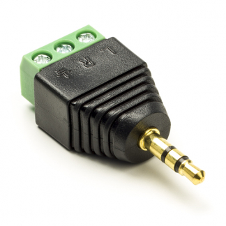 Goobay Speaker connector | Goobay (Mannelijk, Stereo, 3.5 mm, 3-pin) 76745 K060201143 - 1