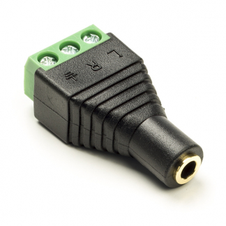 Goobay Speaker connector | Goobay (Vrouwelijk, Stereo, 3.5 mm, 3-pin) 76746 K060201144 - 