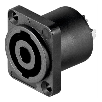 Goobay Speakon chassis | V | Goobay (4-pin, Soldeercontacten) 50837 K010411149