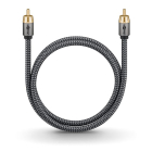 Goobay Subwoofer kabel | Tulp naar Tulp | M ↔ M | Goobay | 2 meter (Mono, Zwart/grijs) 65296 K010411222 - 4