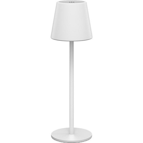 Goobay Tafellamp | Goobay (Led, Draadloos, Touchbediening, Warm wit licht, Dimbaar, USB C, Wit) 73927 77672 K150204357 - 1