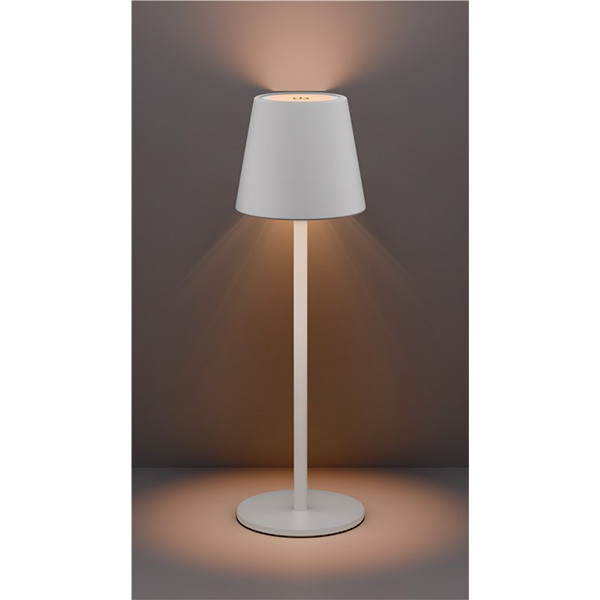 Goobay Tafellamp | Goobay (Led, Draadloos, Touchbediening, Warm wit licht, Dimbaar, USB C, Wit) 73927 77672 K150204357 - 5