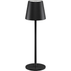 Goobay Tafellamp | Goobay (Led, Draadloos, Touchbediening, Warm wit licht, Dimbaar, USB C, Zwart) 72024 77673 K150204358 - 1