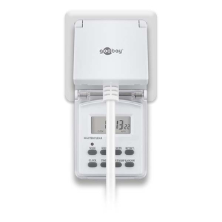 Goobay Tijdschakelaar buiten | Goobay | 2 stuks (12-24 uur, 10 programma's, IP44, Digitaal) 55545 K170103335 - 6
