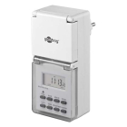 Goobay Tijdschakelaar buiten | Goobay | 3 stuks (12-24 uur, 10 programma's, IP44, Digitaal) 55546 K170103336 - 2