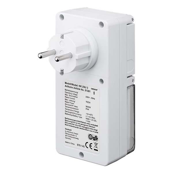 Goobay Tijdschakelaar buiten | Goobay | 3 stuks (12-24 uur, 10 programma's, IP44, Digitaal) 55546 K170103336 - 5