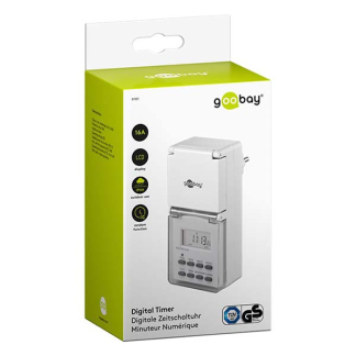Goobay Tijdschakelaar buiten | Goobay (12-24 uur, 10 programma's, IP44, Digitaal) 51301 K170103334 - 6