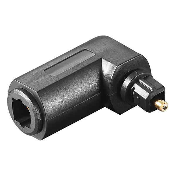Goobay Toslink adapter | V ↔ M | Goobay (Verguld, Digitaal, Haaks) 11925 K010411193 - 1