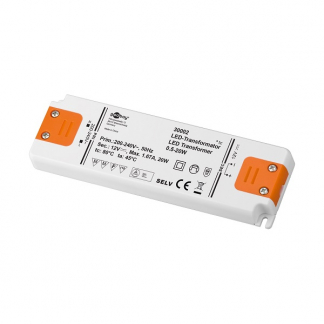 Goobay Transformator | 12 volt | Goobay (20 W, Niet dimbaar) 30002 K150303603 - 1