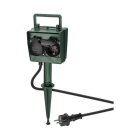 Goobay Tuincontactdoos | Goobay | 2 meter (4-voudig, IP44, Grondpen) 55943 K060401163 - 1