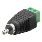 Goobay Tulp connector met terminal block | M |  Goobay (2-pin, Schroefbevestiging) 76740 K010411170 - 1
