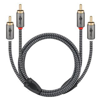 Goobay Tulp kabel | 2x tulp naar 2x tulp | M ↔ M | Goobay | 0.5 meter (Stereo, 100% koper) 65291 K010411230 - 5