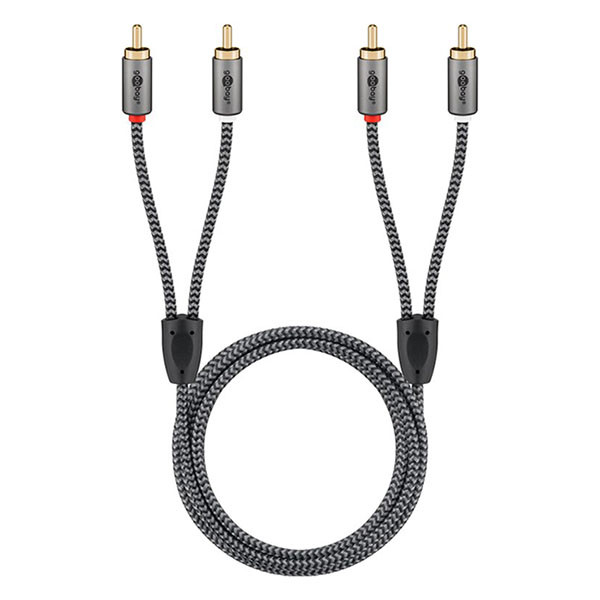 Goobay Tulp kabel | 2x tulp naar 2x tulp | M ↔ M | Goobay | 1 meter (Stereo, 100% koper) 65292 K010411231 - 6