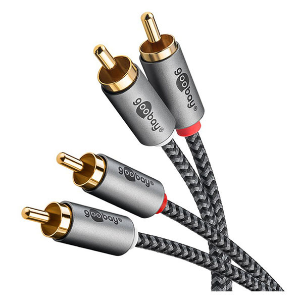 Goobay Tulp kabel | 2x tulp naar 2x tulp | M ↔ M | Goobay | 1 meter (Stereo, 100% koper) 65292 K010411231 - 4